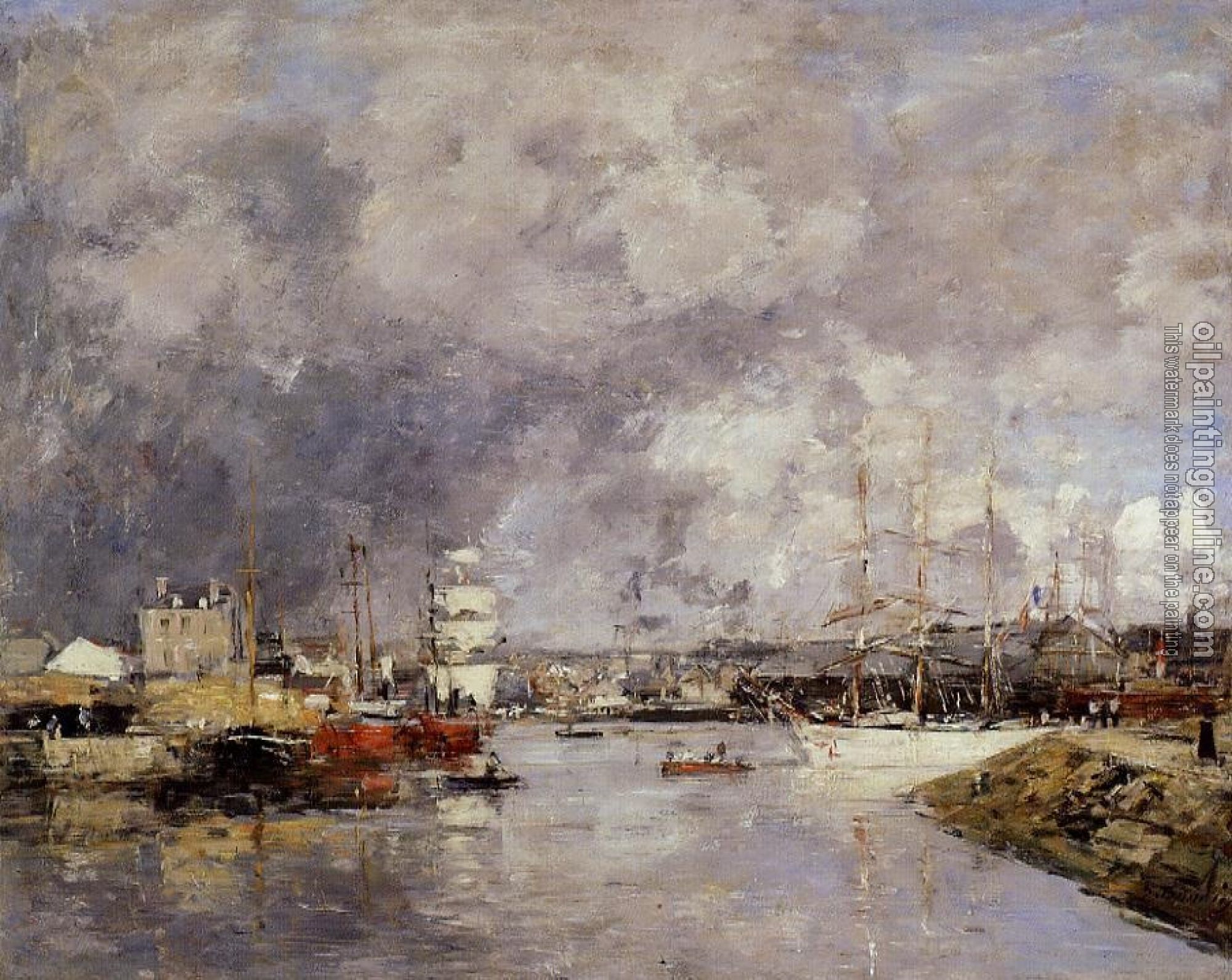 Boudin, Eugene - The Port of Dieppe